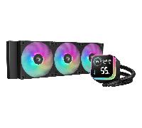 refrigeración líquida deepcool lq360 led rgb display