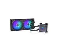 Endorfy Refrigeración líquida Navis F240 ARGB 240mm, 2 ventiladores Fluctus 120 PWM ARGB, bomba PWM