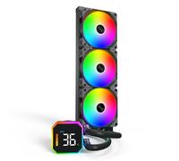 Refrigeración Líquida Montech HyperFlow Digital 360 360mm 3 Ventiladores LED RGB