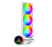 Refrigeración Líquida Montech LightFlow ARGB 360mm 3 Ventiladores RGB Blanco