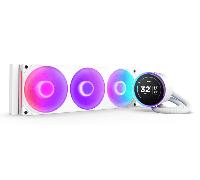 NZXT Kraken Elite 360 RGB - Refrigerador Líquido AIO 360mm, LCD - Blanco