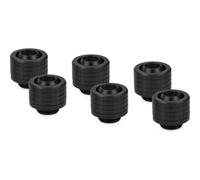 Refrigeración Líquida Thermal Grizzly DeltaMate Fitting ST13 Black 6-Pack