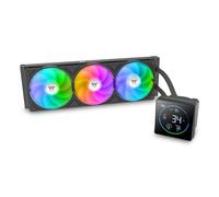 Thermaltake TH360-S V3 ARGB Sync | Refrigeración Líquida AIO 240mm | Pantalla LCD Segmentada de 3,95" con Cabezal de Bomba Giratorio y Monitorización del Sistema | Diseño de Marco Único | Negro