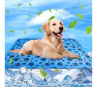 Refrigeración para Perro, Alfombrilla Refrigerante para Mascotas, 60×50cm Manta Refrigerante Perro, Automática enfriamiento, Impermeable y Resistente, Mantener a Las Mascotas Frescas en Verano