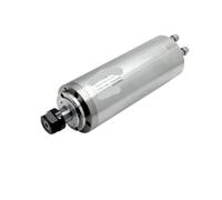 Refrigeración por agua. Motor de husillo de 2,2 kW, 1,5 kW o 0,8 kW. 110 V / 220 V. 2200 W, 1500 W u 800 W. 400 Hz. Husillo redondo. 24 000 RPM.(1.5kw 220v)