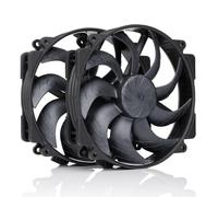 Refrigeración por aire Noctua 2x140mm marco redondo NF-A14 Kit Push/Pull PWM Chromax Black