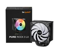Refrigeración Aire be quiet! Compatible Intel LGA1700 AM4 120mm Pure Rock 3 LX Negro LED RGB