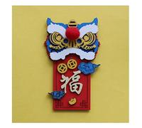 Refrigerador con imán para Recuerdos de Viaje, Fridge Magnets Resin Handmade Chinese Style Fortune Tree Flowers 3D for Home Office Gift