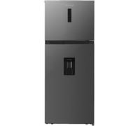 Refrigerador de 2 puertas con congelador y dispensador de agua DPF620NFXE 413L (acero inoxidable) - TELEFAC