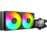 Refrigerador de agua MLVISION240 CPU de 120 mm ARGB con pantalla (negro) - MARS-GAMING
