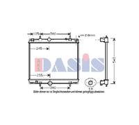 Refrigerador De Agua Radiador Para Citroën C8 Peugeot 807 EA EB 2.0 16V E