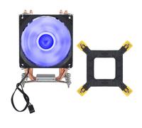 Refrigerador de CPU con cojinete hidráulico, 4 tubos de calor con núcleo de cobre en forma de U para una transferencia de calor superior,