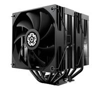Refrigerador de CPU ENERMAX ETS-TD60D display 2x FAN PWM de 120mm 6 tubos de calor lacados de 6mm