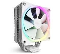 NZXT T120 RGB CPU Air Cooler - RC-TR120-W1 - Enfriador líquido de CPU - Tubos de cobre conductivos - Rodamientos dinámicos fluidos - Compatibilidad con AMD e Intel - Blanco