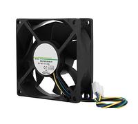 Refrigerador de CPU para AMD / Intel, ventilador de enfriamiento de CPU de 80 mm, DC12V 4000RPM 38.55CFM 4Pin PWM Radiador de CPU para PC, refrigeradores de CPU, sistema de radiadores