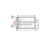 Refrigerador De Motociclismo Para VW Golf VI 1.4 1.6 AUDI A3