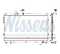 Refrigerador De Motor NISSENS Para Hyundai H-1 Travel TQ