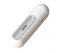 Refrigerador eléctrico Ambientador ABS Plástico Removedor de olor (Plata) | Se adapta a armarios, loncheras, coches, diseño ligero portátil, para un purificador de aire versátil para espacios pequeños