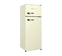 Refrigerador Independiente 170 Litros 4 Congelador Retro 144 Cm Crema Respekta