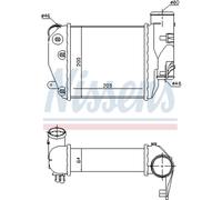 Refrigerador Intermedio por Aire Aluminio Apto para Audi A6 Allroad 4FH C6 4F5