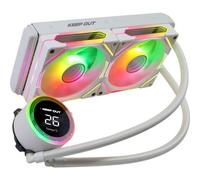 Enfriador de agua ARGB XWC-240 PRO de 120 mm (blanco) - KEEP OUT