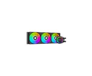 Refrigerador líquido Xilence Wak LiQuRizer LQ.G RGB 360mm con 3 ventiladores ARGB de 120mm, compatible con Intel y AMD.