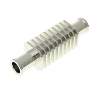 - Refrigerador/Mini Enfriador Aluminio Plata (30 x 103 Mm) 17 mm Manguera Conector