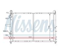 Refrigerador Motor Del Coche Nissens para Fiat Coupé Fa / 175 175_ Tempra S. W