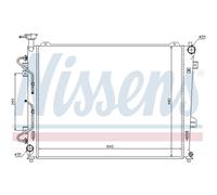 Radiador de agua Aletas refrigeración soldadas 66685 NISSENS para KIA