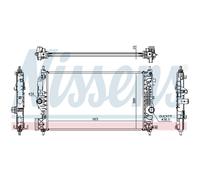 Refrigerador Motor Del Coche Nissens para Opel Cascada W13 Insignia a Caravana