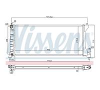 Refrigerador Motor Del Coche Nissens para Suzuki Wagon R+ MM Ignis II MH Opel