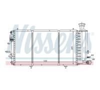 Refrigerador Motor Refrigerador Auto NISSENS Para Citroën C15 VD-_