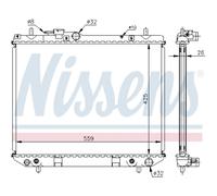 Refrigerador Motor Refrigerador Del Coche Nissens para Daihatsu Terios J1 _