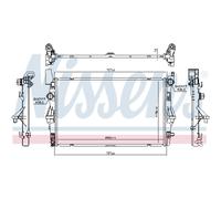 Refrigerador Motor Refrigerador Del Coche Nissens para Mercedes-Benz Tourer W447