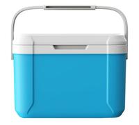 Refrigerador para acampar 5L PU refrigerador pequeño 76H de refrigeración y 12H lonchera dura con aislamiento cálido con capacidad para 6 latas cofre de hielo portátil con asa para picnic, playa, par
