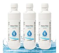 Refrigerador Water Filter para Reemplazo de Filtro de Agua Universal LG LT1000P, Carcasa de Filtro de Olor para Refrigerador y Congelador (3pc)