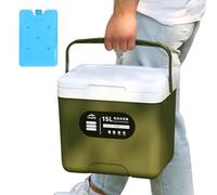 Refrigeradores robustos genéricos - enfriadores portátiles 13,6 QT - refrigerador impermeable y respetuoso con el medio ambiente para viajes, playa, fiestas, trabajo, actividades al aire libre