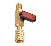 Refrigerant Charging Pipe, HVAC Service Hose Kit, Secure Seal Cooling Line Connector with Anti Leak Design, Universal Adapter for Apartment Dorm Hotel Restaurant AC Refill System Use