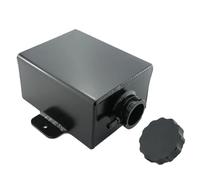 Refrigerante Depósito Depósito Expansión Refrigerante AN8 1,2 L Lata Aluminio Pulido Depósito Universal Rebose Radiador Depósito Agua Cabecera Tanque Expansión Refrigerante(Black)