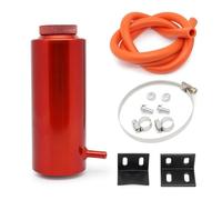 Refrigerante Depósito Depósito Universal Refrigerante Radiador 800 Ml Expansión Botella Recogida Rebose Diseño Elegante Para Coches Aluminio Tanque Expansión Refrigerante(Red)