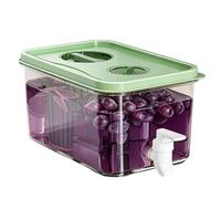 Refrigerator Drink Dispenser, 2.8L Water Container with Spigot, Beverage Jug Fridge Juice Storage for Home Kitchen Pantry Party Countertop Office Camping Picnic Travel Dining Cold Drink Serve Use