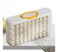 Refrigerator Dumpling Box - Space-Saving Stackable Storage | Multilayer Storage Box For Household | Portable Transparent Food Preservation Case, Dumpling Organizer For Home, Kitchen, Restaurant