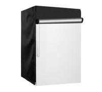 Refrigerator Dust Cover, Zipper Waterproof Upright Freezer Cover, Comprehensive Fridge Protective Supplies for Home, Black, A 22.83x33.86, B 22.83x55.91 C 29.92x66.93 Inches