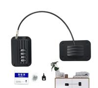 Refrigerator Lock, Child Safety Latch with Strong Adhesive, Sturdy Heavy-Duty Protection for Drawers, Cabinets, Sliding Doors, Window, Oven, Desk, Furniture Security