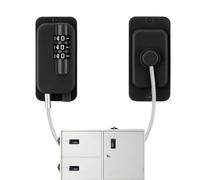 Refrigerator Lock | Heavy Duty Combination Window Latch, Secure Fridge Door Lock | Safety Locks for Kitchen Bathroom Bedroom Closet RV, Child Proof Appliance Locks, Home and Travel Security Device