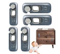 Refrigerator Lock, Kid Safety Drawer Locks, Adhesive Fridge Locks, Baby Proofing Locks For Cabinets, Child Safety Locks For Drawers, Refrigerator Lock For Kids, Easy Install Baby Safety Lock