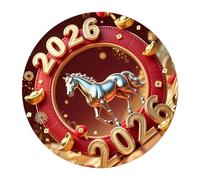 Refrigerator Magnets 2026, 2D Magnetic Horse Home Decor, Spring Festival Animal Magnets for Kitchen, Living Room, Door, Locker, Wall, Office, Whiteboard, Party Celebrations Holiday Decor