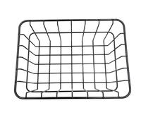 Refrigerator Metal Basket - Heavy-Duty Wire Storage Rack, Versatile Cooler Organizer, Space-Saving Holder for Household Supplies | Pantry Kitchen Home Picnic Camping Outdoor BBQ Vegetables Snacks