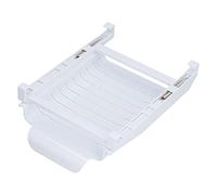 Refrigerator Storage Rack | Retractable Drawer Organizer for Zipper Bags/Snacks/Produce | 10 - Slot Hanging Rack Saves Space, ABS Material