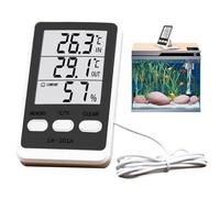 Refrigerator Temperature Gauge, Temperature Gauge, Waterproof Hygrometer, Accurate Food Storage Monitor, Durable Design for Warehouse, Catering, Kitchen, Fish Tank Use, Service Provider Essential